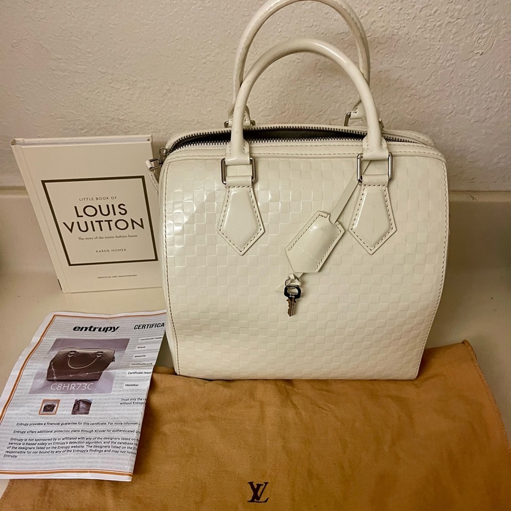 Louis Vuitton Speedy Cube
Damier Facet Shoulder Bag White